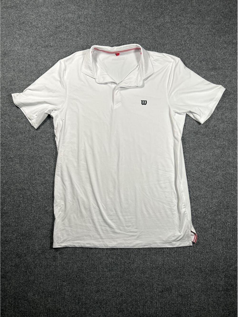Wilson White Men's Polo Shirt DOES NOT HAVE TAG